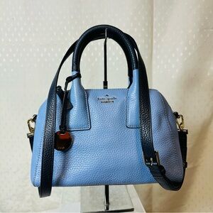 Kate Spade Maddie Lark Street two toned blue satchel bag.very good 
$125 for2
